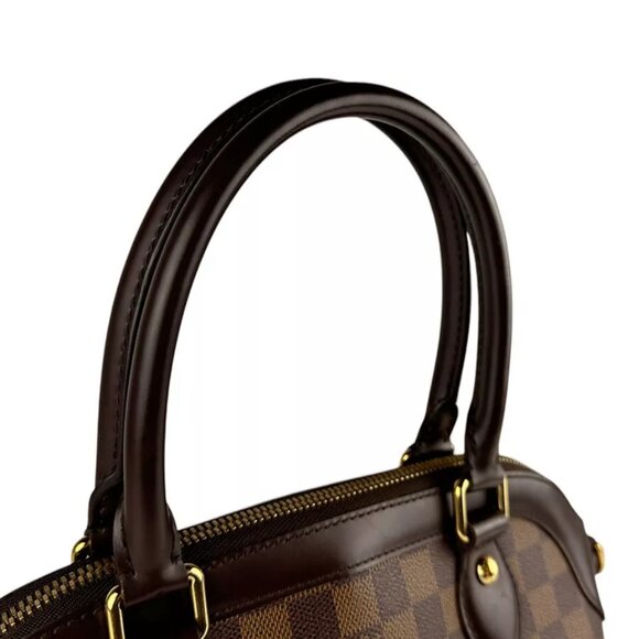 Auth LOUIS VUITTON Damier Ebene Trevi PM Handbag Shoulder Bag Brown - Picture 6 of 13